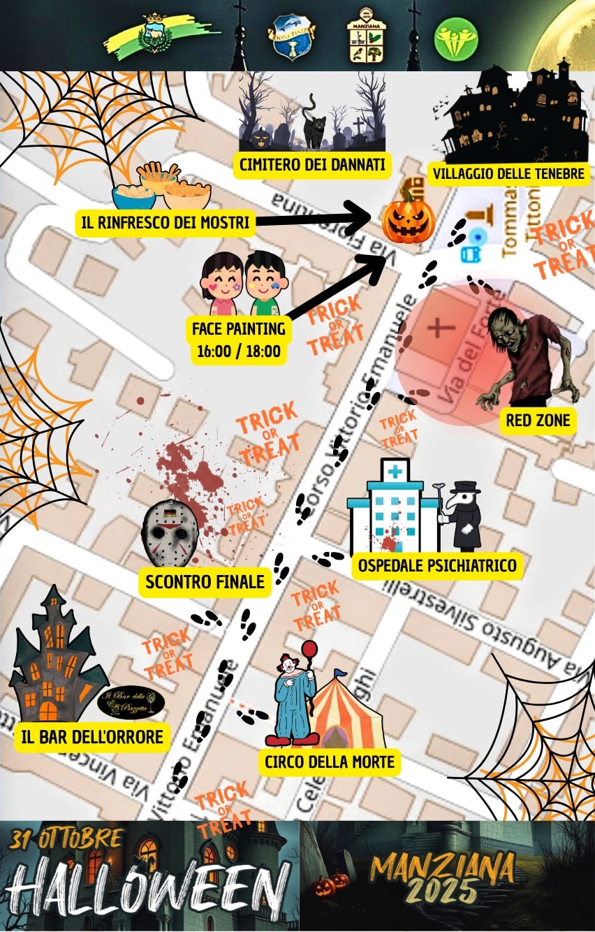 Mappa Halloween 2025